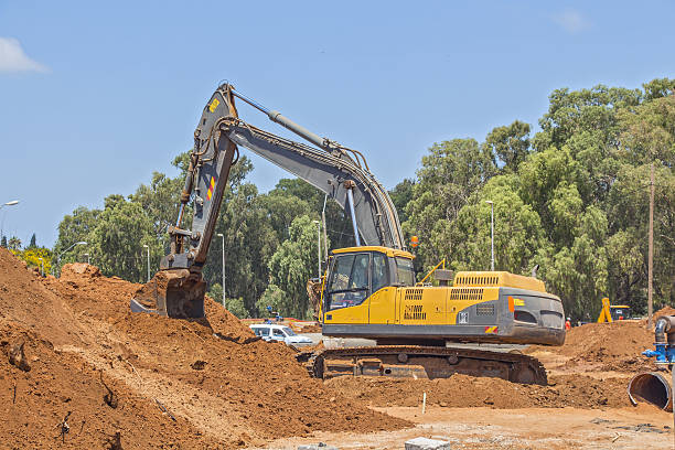 Laying of new high-speed roads in Israel. Laying of new high-speed roads in Israel.